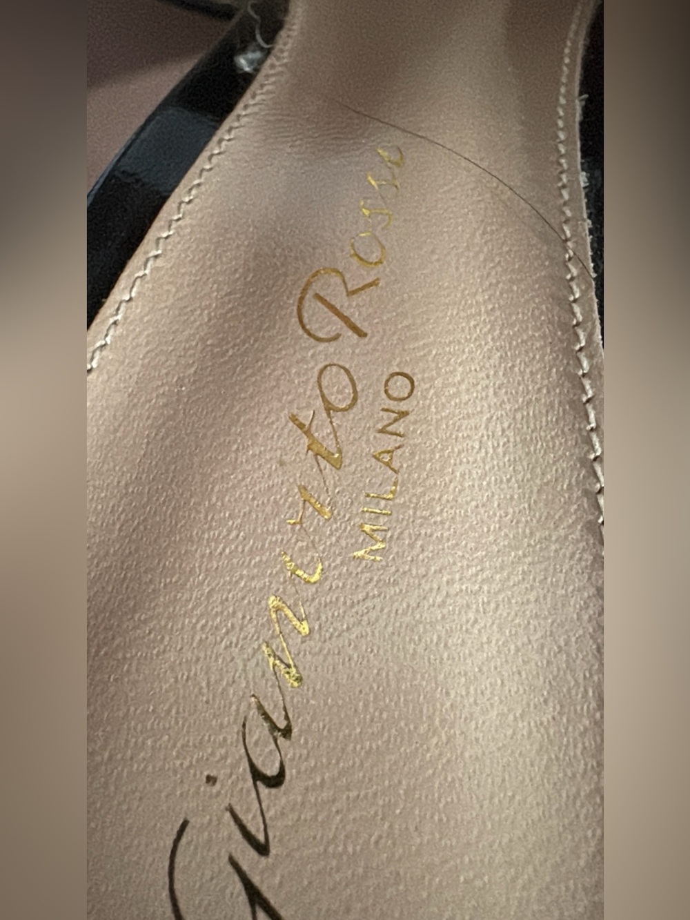 Gianvito Rossi Robbie Sling | color: Nuit Black | size 37.5 / size: 7 - Picture 6 of 11